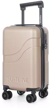 Suitline Clix-Lite 4-Rollen-Trolley 47 cm titanium