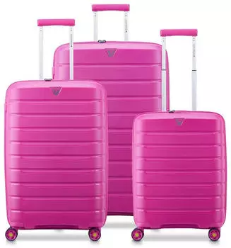 Roncato B-Flying Move 4-Wheel-Trolley Set 55/68/78 cm (418180) fuchsia