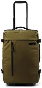 Samsonite Roader Wheeled Duffle 55 cm olive – Flexibles Transportsystem für unterschiedliche Reisesituationen