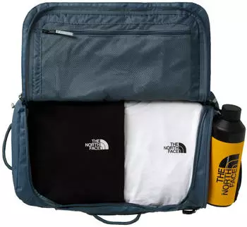 The North Face Base Camp Voyager Duffel 32L (52RR) granite grey/frost grey – The North Face Base Camp Voyager Duffel – flexible Reisetasche ohne Rollen