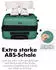 Flexot F-3045 4-Rollen-Trolley Set 55/68/77 cm greygreen