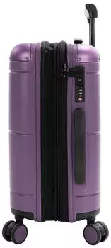 Heys Zen 54x37,3x22,5 cm purple – Komfortables Handling auf ebenen Flächen