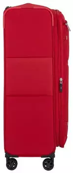 Samsonite GoTwist Spinner 78 cm (159921) true red – Vier Doppelrollen schaffen Bewegungsfreiheit auf Flughäfen und Bahnsteigen