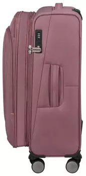 American Tourister Wanderlite Spinner 68 cm (158077) galactic mauve – Wendige Handhabung durch optimierte Rollenführung