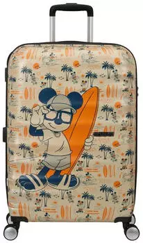 American Tourister Wavebreaker Disney 4-Rollen-Trolley 67 cm (152581) Mickey Super Surfer