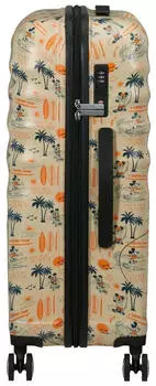 American Tourister Wavebreaker Disney 4-Rollen-Trolley 67 cm (152581) Mickey Super Surfer – Sicheres Reisen dank TSA-zertifiziertem Zahlenschloss
