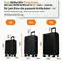 Nowi 4-Rollen-Trolley Set 56/66/76 cm (5976) midnight black