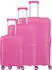 Travelite Pacific 4-Rollen-Trolley Set 55/67/78 cm pink