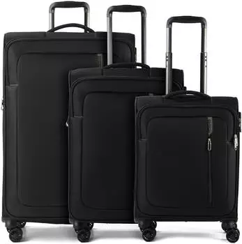 American Tourister Nitestream Spinner Set 55/66/77 cm (158568) black/grey