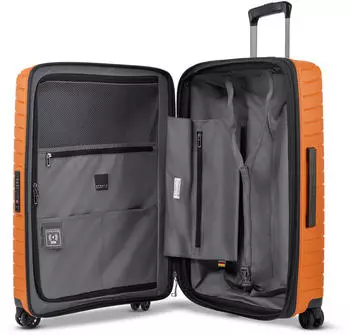 Stratic Novium SL 4-Rollen-Trolley 65 cm black – Vierfach-Rollensystem mit 360-Grad-Beweglichkeit für glattes Terrain