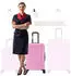 Flexot F-3045 4-Rollen-Trolley 68 cm pink