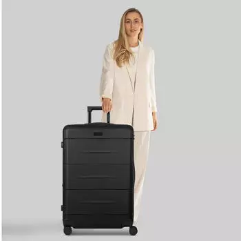 Police London 4-Rollen-Trolley 74 cm deep black – Police London 4-Rollen-Trolley 74 cm deep black – souveräne Mobilität auf jedem Untergrund