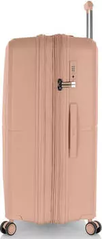 Heys Airlite 76x50x30,6 cm nude – Bewegliche Rollen mit 360-Grad-Drehbarkeit für entspanntes Reisen