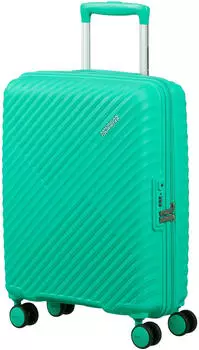 American Tourister Diablast Spinner 55 cm (159573) cyber aqua – Hartschale aus Polypropylen schützt den Inhalt