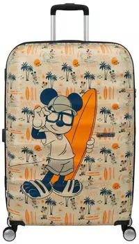 American Tourister Wavebreaker Disney 4-Rollen-Trolley 77 cm (152584) Mickey Super Surfer