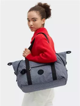 Kipling Art M signature print – Kipling Art M signature print – Flexible Reisetasche mit durchdachter Fächerstruktur