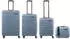 Franky ABS13 4-Rollen-Trolley Set 55/66/76 cm & Beauty Case bluestone