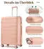 Super Solu 4-Rollen-Trolley 53 cm (BE20-PP09) pink