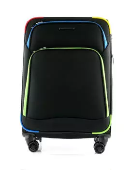 Kenorada Rainbow 4-Rollen-Trolley 69 cm black rainbow