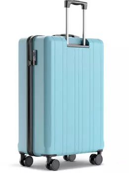 Wertes 4-Rollen-Trolley 77 cm 100L light blue