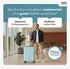 Wertes 4-Rollen-Trolley 77 cm 100L light blue