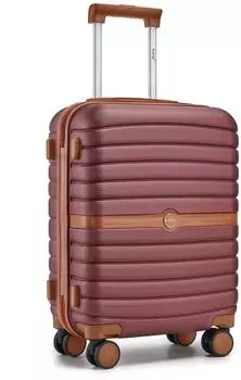Kono Cannes 4-Rollen-Trolley 55 cm wine red/brown