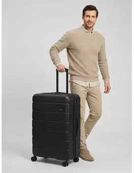 Saxoline Miami 4-Rollen-Trolley 75 cm black – Saxoline Miami 4-Rollen-Trolley 75 cm black – Flexibles Reisen mit durchdachter Handhabung