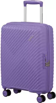 American Tourister Diablast Spinner 55 cm (159573) purple pulse – Vier Doppelrollen ermöglichen müheloses Manövrieren auf glatten Böden