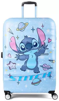 American Tourister Wavebreaker Disney 4-Rollen-Trolley 77 cm (152584) Stitch Universe