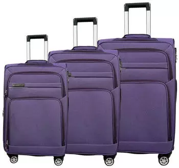 MTB 3090 4-Rollen-Trolley Set 57/67/78 cm purple