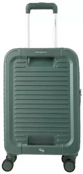 Hedgren Raku Yuno 4-Rollen-Trolley 55 x 35 x 25 cm duck green