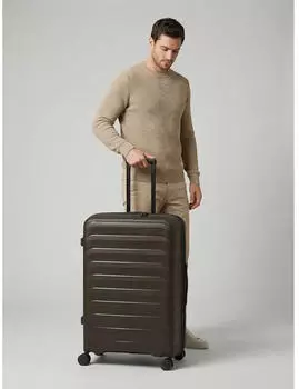 d & n Toronto 4-Rollen-Trolley 75 cm mocha brown – d & n Toronto 4-Rollen-Trolley 75 cm – müheloses Manövrieren dank Doppelrollen