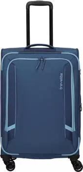 Travelite Corsiica 4-Rollen-Trolley 67 cm (8000148) blue
