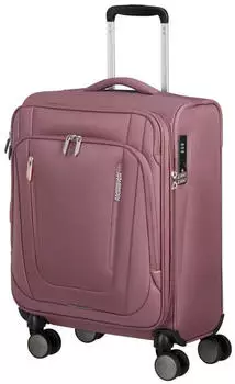 American Tourister Wanderlite Spinner 55 cm (158076) galactic mauve – American Tourister Wanderlite – TSA-Sicherheit trifft durchdachte Organisation