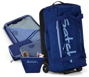 Satch Quest Reisetaschen-Set 60 cm jet blue