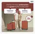 Wertes 4-Rollen-Trolley Set 55/67/77 cm 196L terracotta