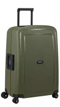 Samsonite S'Cure Spinner 69 cm olive – Samsonite SCure Spinner 69 cm olive – Hartschalenkoffer mit durchdachtem Rollensystem