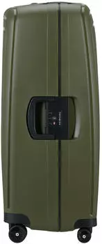 Samsonite S'Cure Spinner 81 cm olive – Vierfach-Rollensystem für komfortables Manövrieren