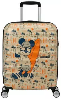 American Tourister Wavebreaker Disney 4-Rollen-Trolley 55 cm (152579) Mickey Super Surfer