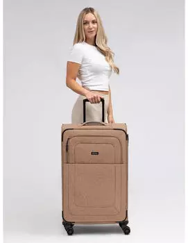 REDOLZ Essentials 12 Large 4-Rollen-Trolley 79 cm (RD12374) coffee3 – Durchdachte Weichschalen-Konstruktion für flexible Packorganisation