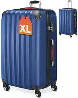 monzana 103084, monzana Hartschalenkoffer XL Rollen 360o Reisekoffer 90L Blau...