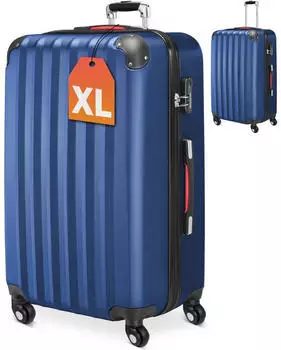 Monzana Baseline 4-Rollen-Trolley 70 cm blue