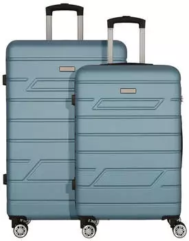 Nowi Bergamo 4-Rollen-Trolley Set 2-teilig (547002) turquoise