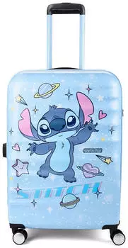 American Tourister Wavebreaker Disney 4-Wheel-Trolley 67 cm (152581) Stitch Universe