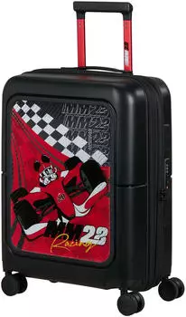 American Tourister Dashpop 4-Rollen-Trolley 55 cm (153856) racing mickey – American Tourister Dashpop 4-Rollen-Trolley – wendiger Reisebegleiter mit Racing-Mickey-Design