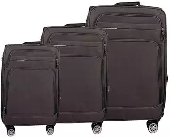 MTB 3090 4-Rollen-Trolley Set 57/67/78 cm coffee2