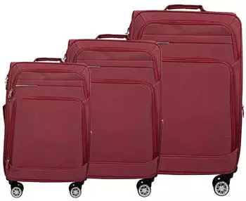 MTB 3090 4-Rollen-Trolley Set 57/67/78 cm red2