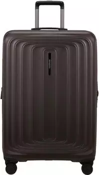 Samsonite 2Wander Spinner 75 cm (159911) matt brown – Vier Doppelrollen ermöglichen präzises Manövrieren auf allen Böden