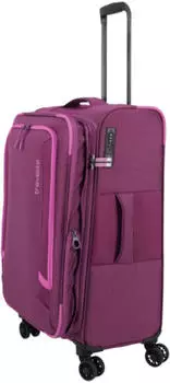Travelite Corsiica 4-Rollen-Trolley 67 cm (8000148) pink – Leichtgängige Mobilität durch optimierte Rollentechnik