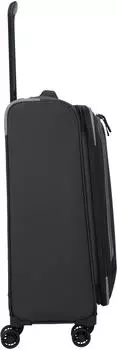 Travelite Corsiica 4-Rollen-Trolley 67 cm (8000148) black – Strukturierte Innenaufteilung für geordnetes Packen